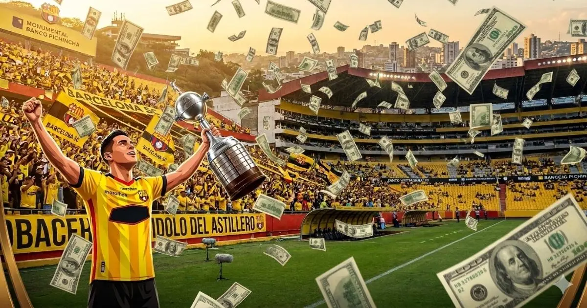 ¿Cuánto ganará Barcelona SC? Estos son los premios para la Copa Libertadores 2026