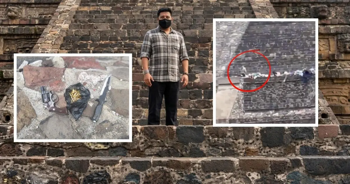 El ataque ocurrió este lunes 20 de abril de 2026 en la zona arqueológica de Teotihuacán, México. Un sujeto armado subió a la Pirámide de la Luna y comenzó a disparar de forma indiscriminada contra los visitantes que se encontraban en el sitio.